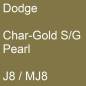 Preview: Dodge, Char-Gold S/G Pearl, J8 / MJ8.